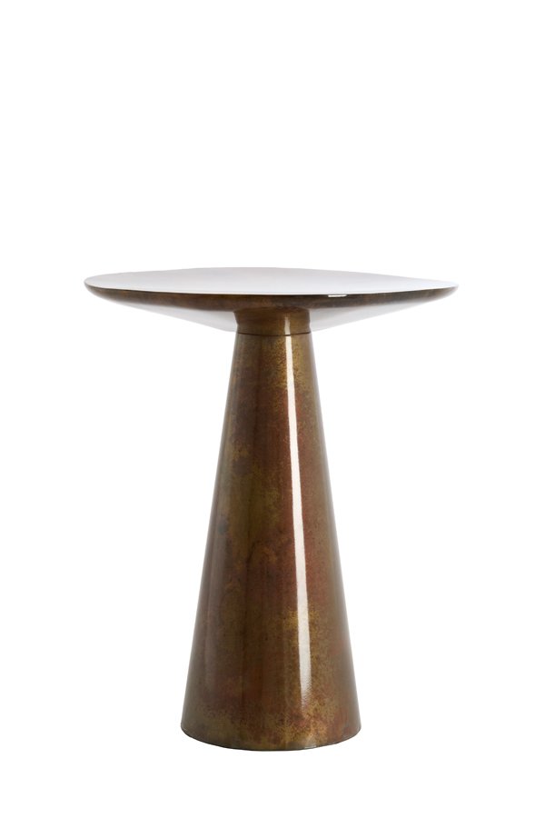 Light & Living Bijzettafel 45x45x59 cm ABALA koper-brons