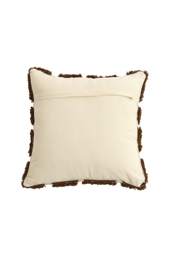Light & Living Kussen 45x45 cm FASANO bruin+crème