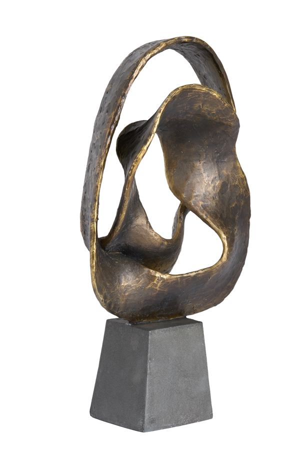 Light & Living Ornament 25x16x47 cm ISOLDE antiek brons+zwart