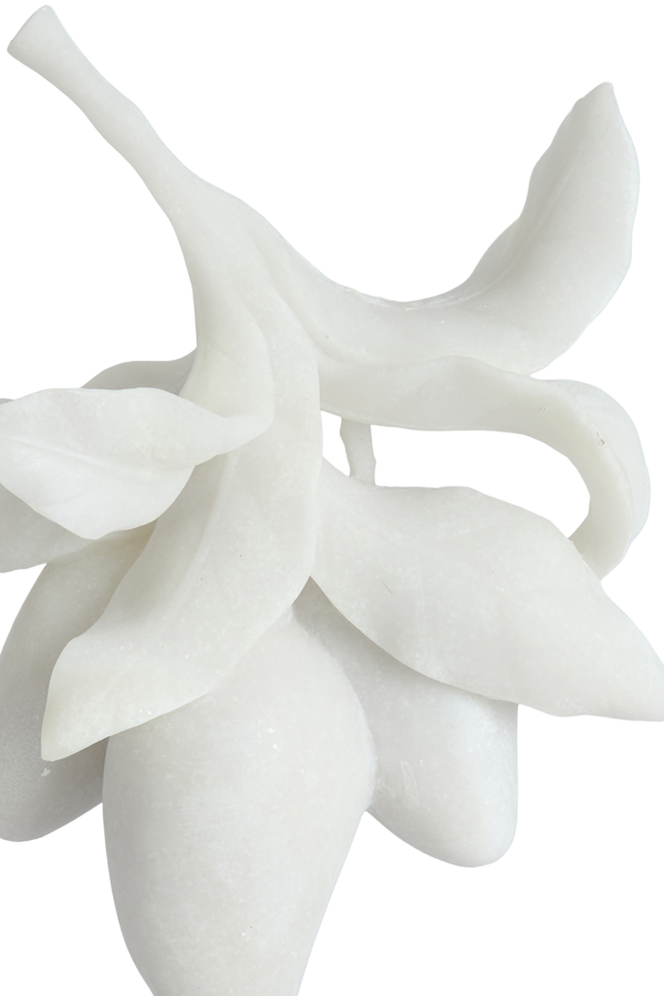 Light & Living Ornament op voet 23,5x13x37 cm MANGO crème+zwart