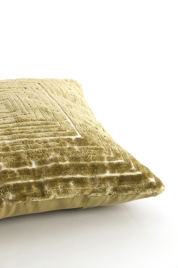 Light & Living Kussen 45x45 cm BOVINO olijf groen