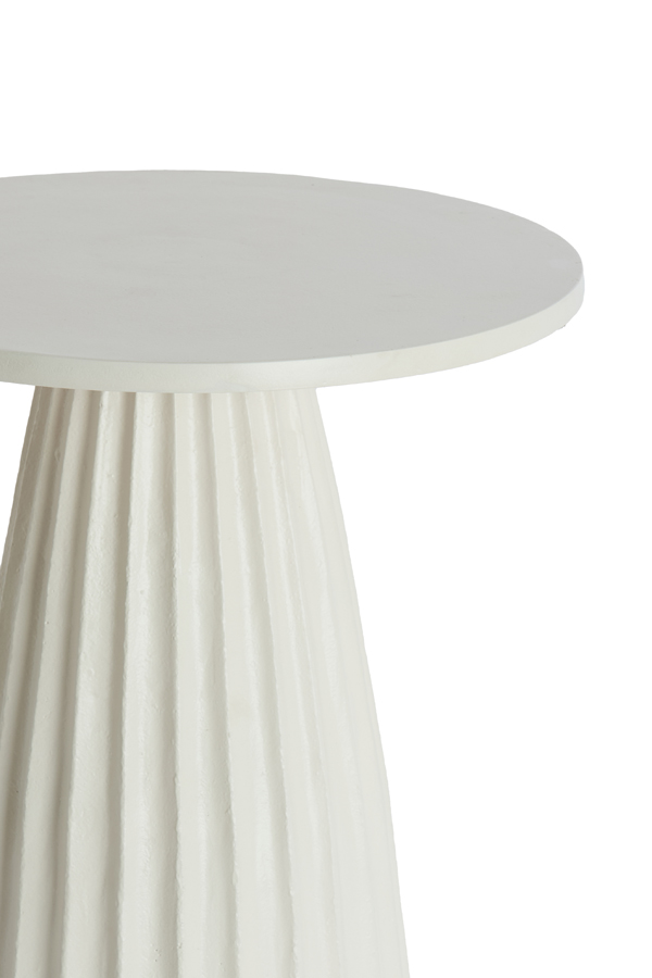 Light & Living Bijzettafel Ø45x56 cm VEGLIA crème