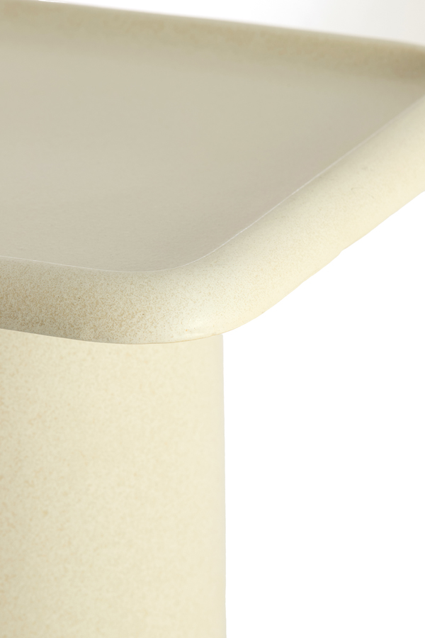 Light & Living Bijzettafel 45x45x54 cm LUARCA keramiek mat crème