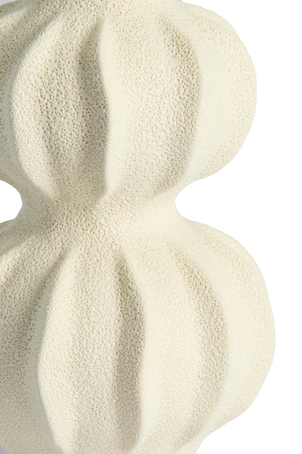 Light & Living Vaas deco Ø18,5x24,5 cm SPOTORNO keramiek mat crème