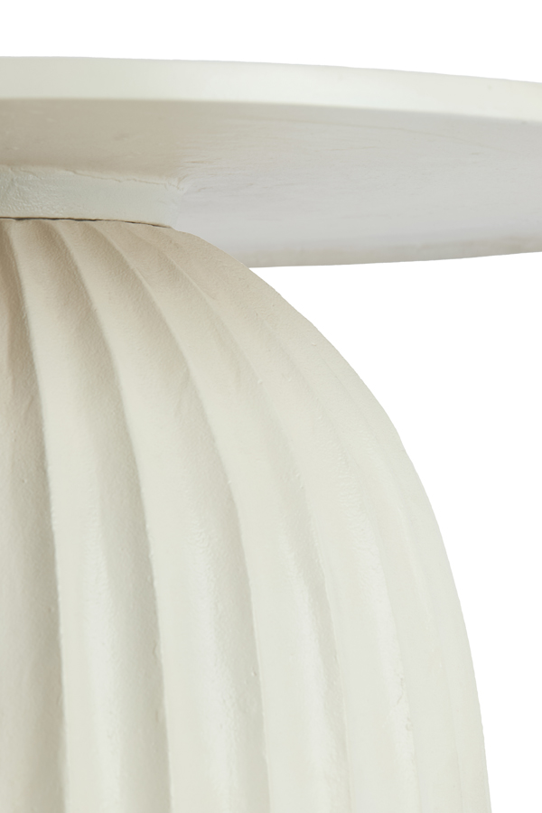Light & Living Bijzettafel Ø70x33,5 cm VEGLIA crème