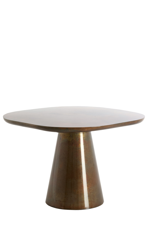 Light & Living Bijzettafel 60x60x41 cm ABALA koper-brons