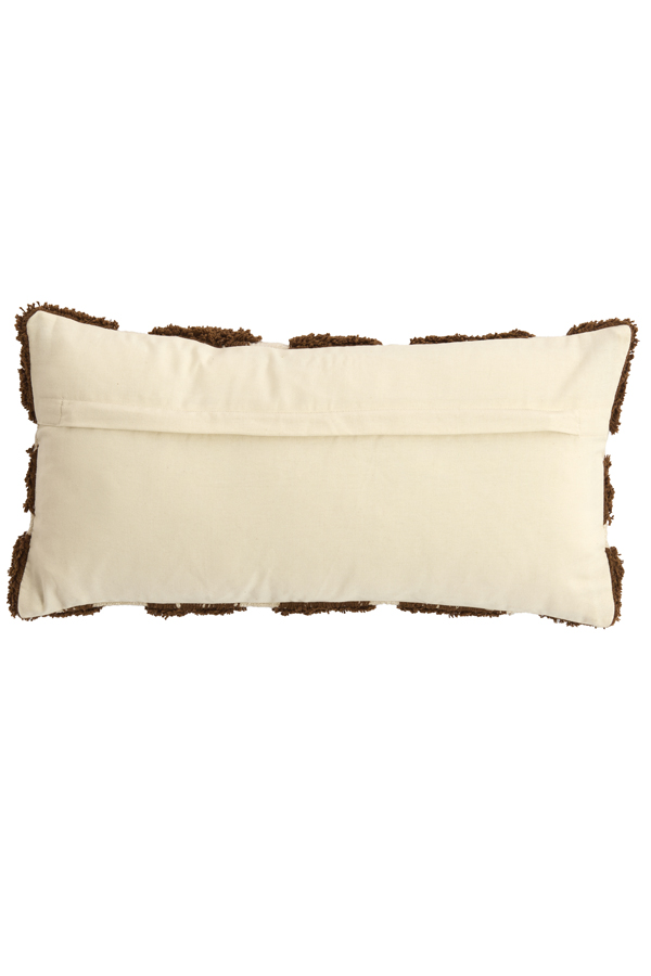Light & Living Kussen 60x30 cm FASANO bruin+crème