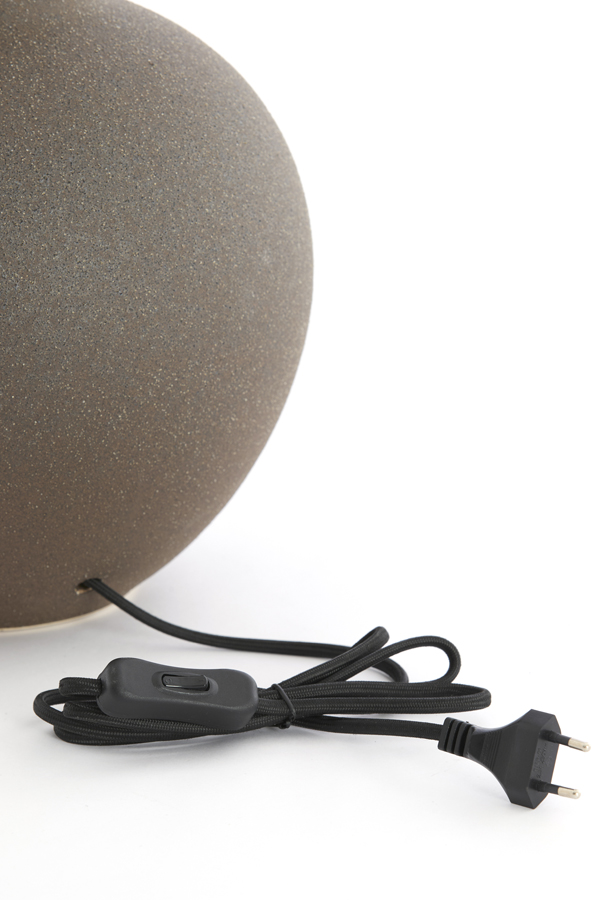 Light & Living Lampvoet Ø28,5x52 cm ULLOA keramiek mat donker bruin