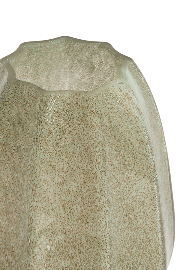 Light & Living Vaas Ø17x23,5 cm BRADLEY glas grijs-groen