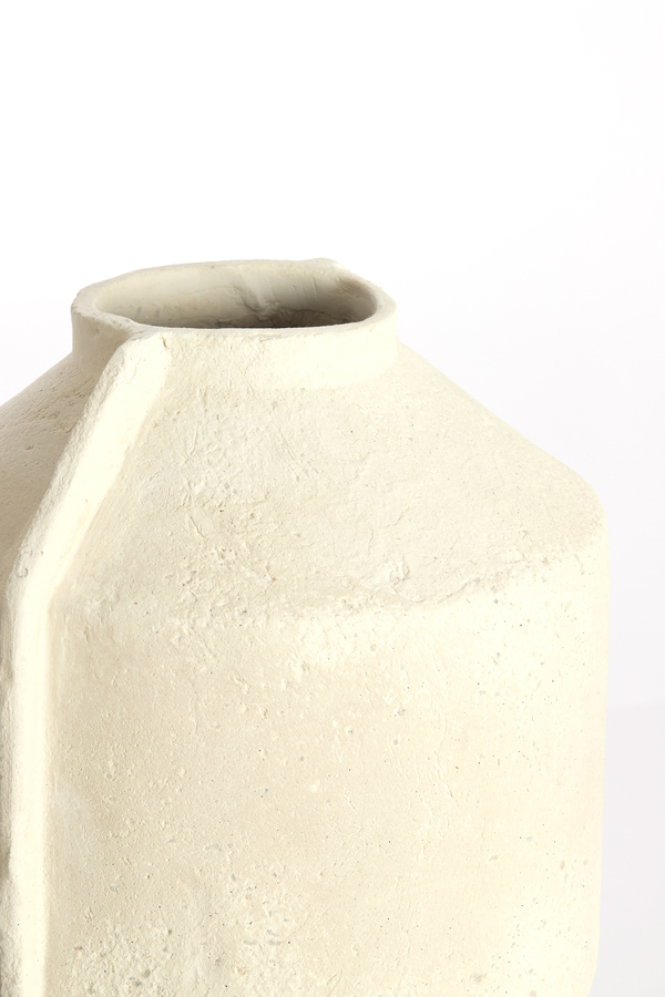 Light & Living Pot deco 35x32x44 cm NORIC mat crème