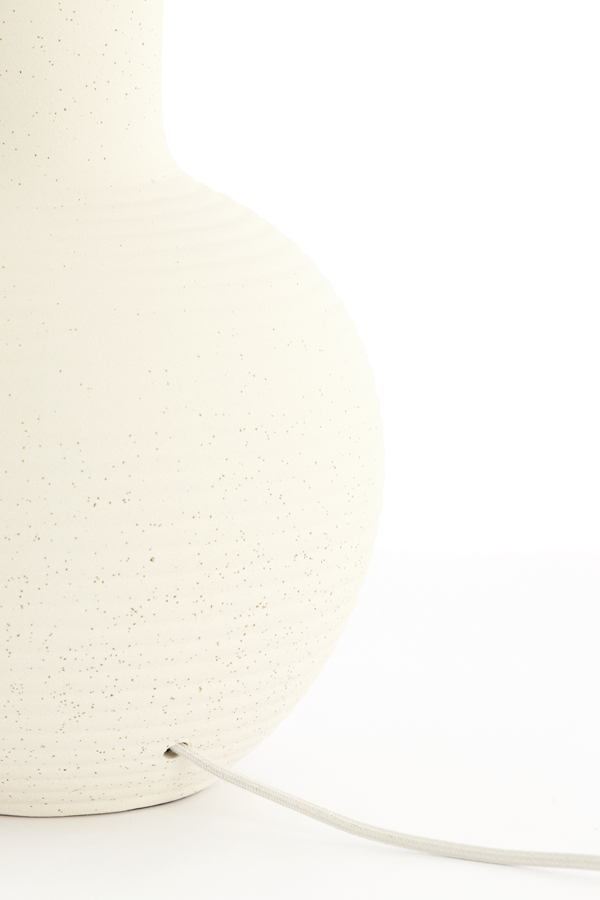 Light & Living Lampvoet Ø28,5x52 cm ULLOA keramiek mat crème