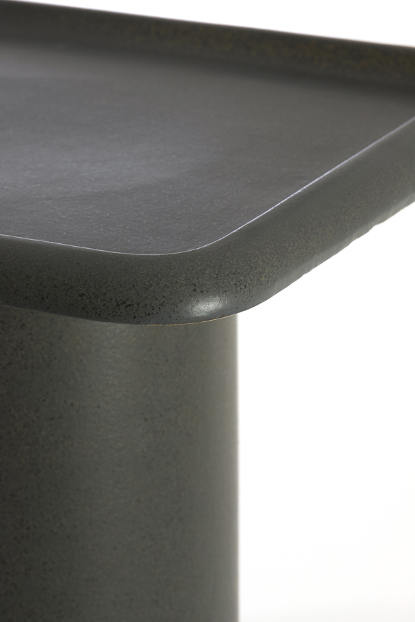 Light & Living Bijzettafel 45x45x54 cm LUARCA keramiek mat zwart