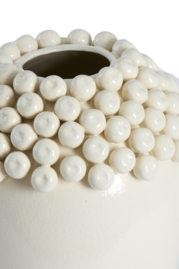 Light & Living Vaas deco Ø32x43,5 cm LOVRO keramiek crème