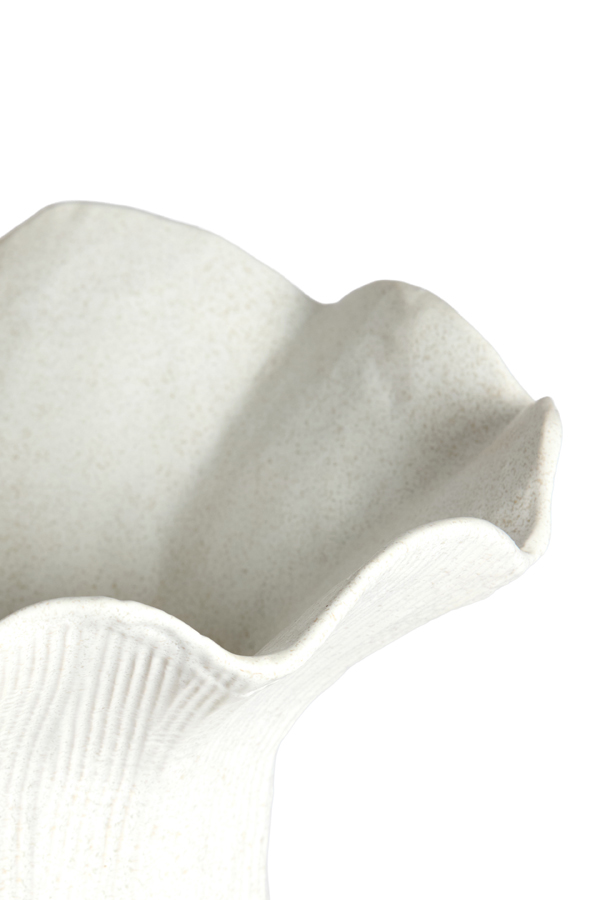 Light & Living Vaas deco Ø21x19 cm ZENORA keramiek mat crème