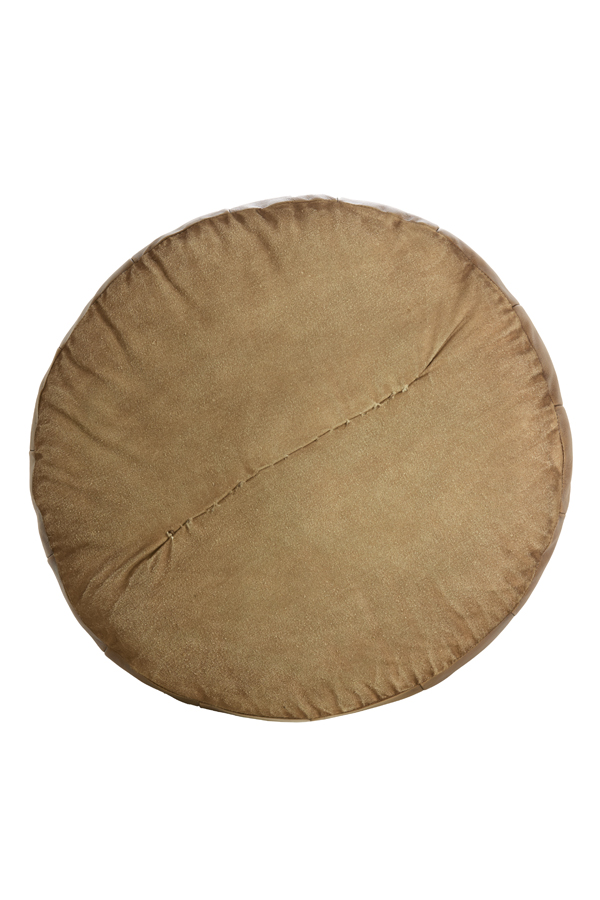 Light & Living Poef Ø56x42 cm DOVIO leer bruin
