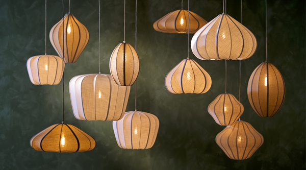 Light & Living Hanglamp Ø64x25 cm CESANO jute naturel