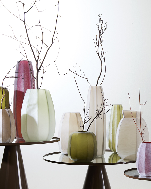 Light & Living Vaas 28x25,5x40 cm VELIKO glas licht bruin