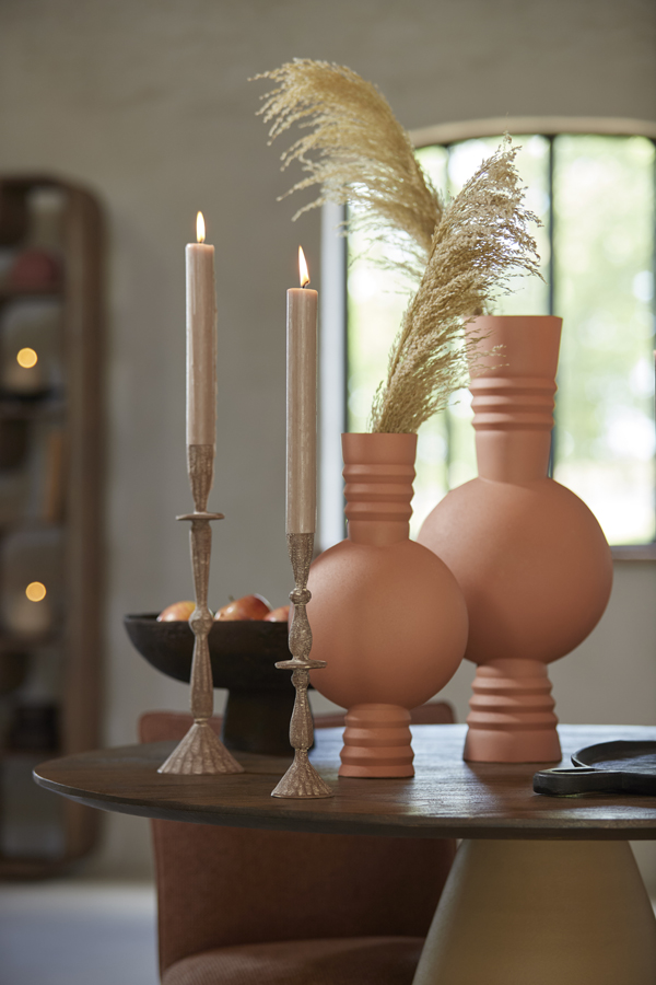 Light & Living Kandelaar Ø7x28,5 cm CASANDRA antiek bruin-grijs