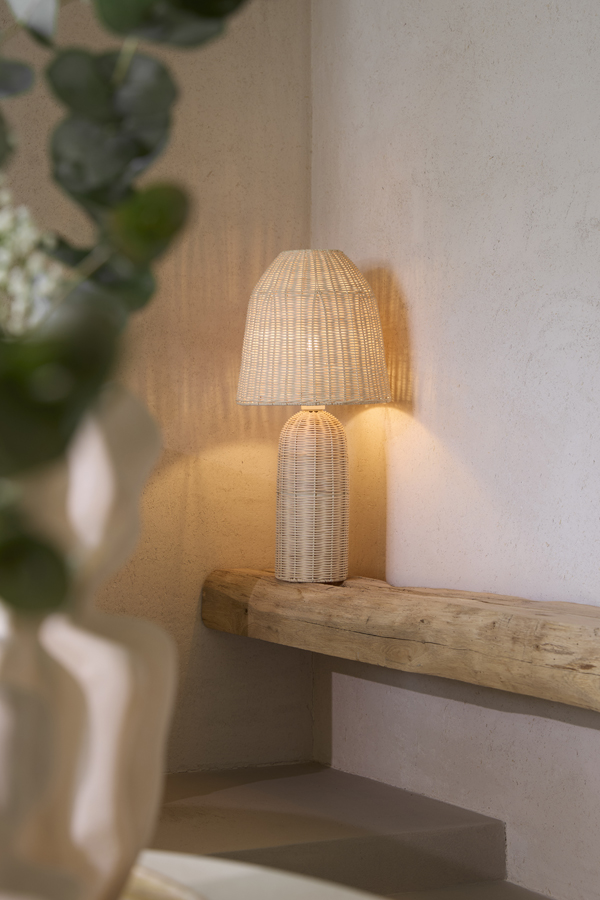 Light & Living Tafellamp Ø28,5x60 cm MANDOR rotan naturel