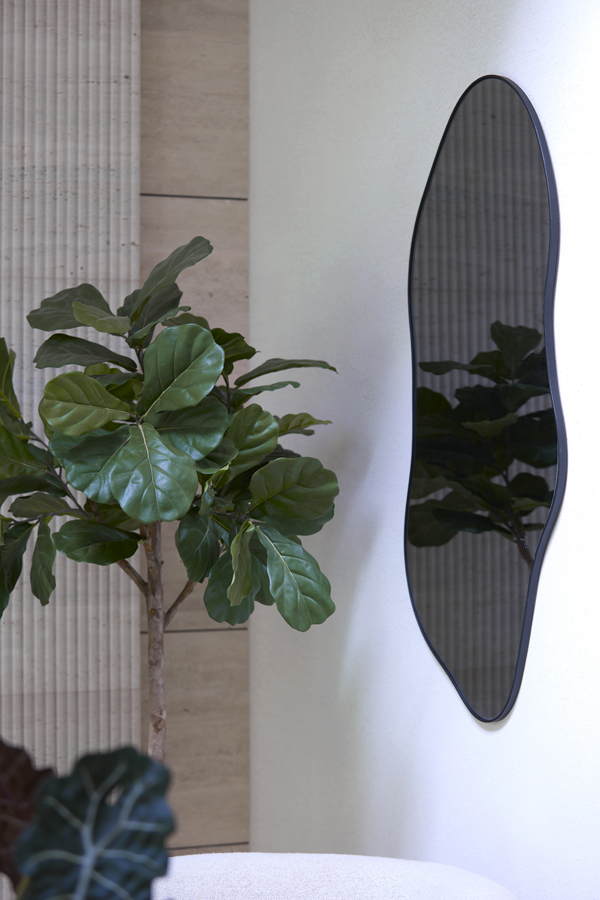Light & Living Spiegel 59x1,5x120,5 cm AZULA smoke glas+zwart