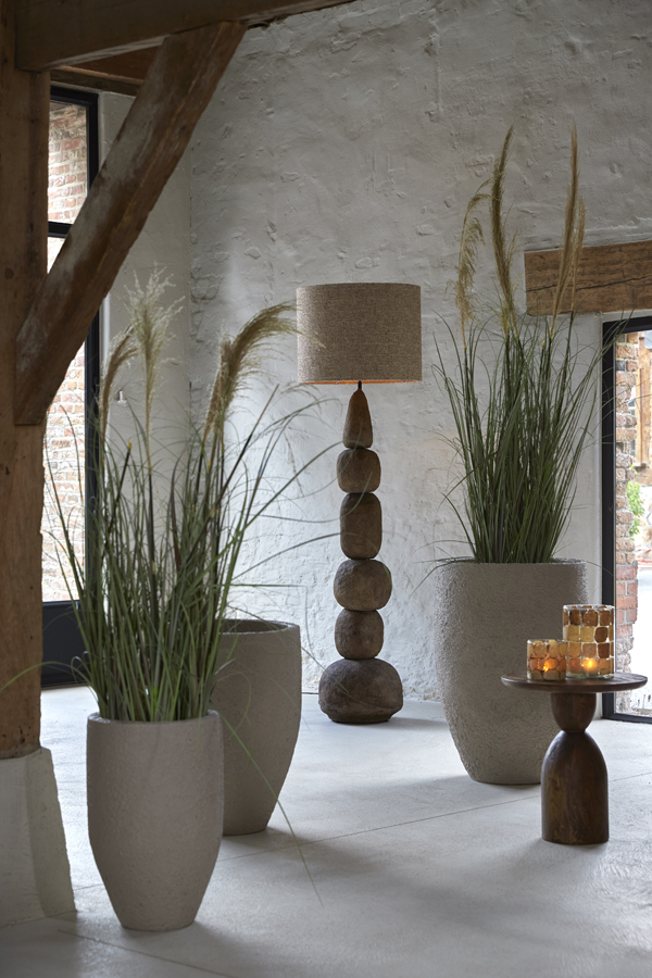Light & Living Bijzettafel Ø40x50 cm TORIR mango hout bruin