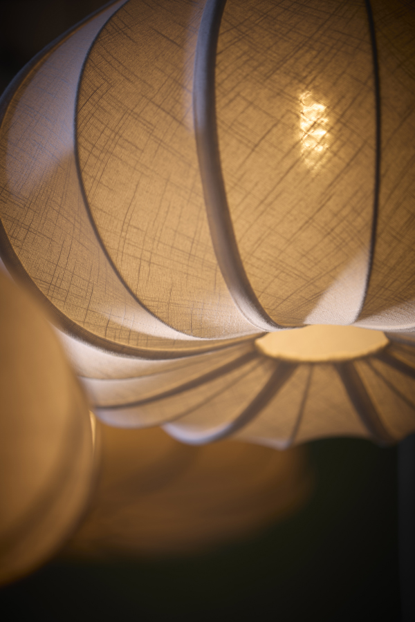 Light & Living Hanglamp Ø49x36 cm ZUBEDA wit