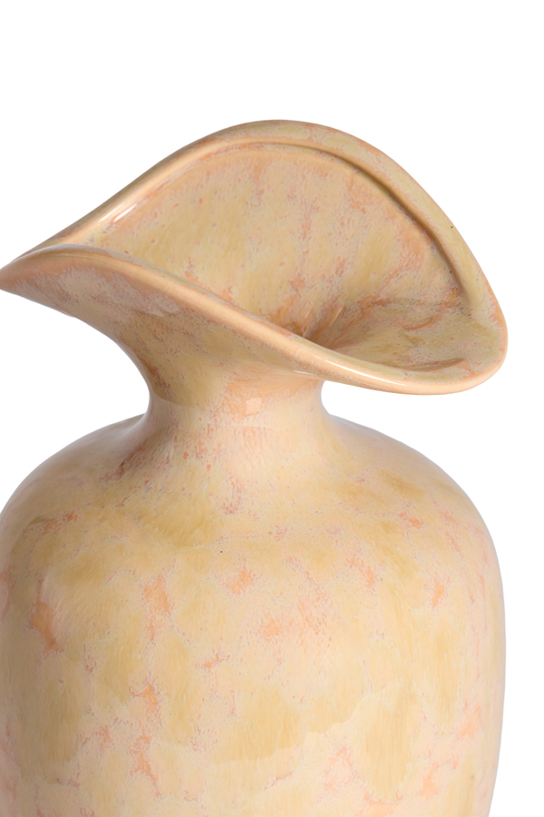 Light & Living Vaas deco Ø14x21 cm MARILLO keramiek licht perzik