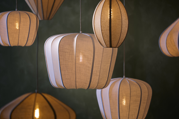 Light & Living Hanglamp Ø49,5x38 cm ZUBEDO wit