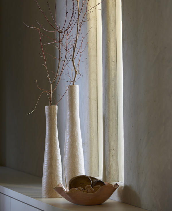 Light & Living Schaal 34x31x11 cm BANDA keramiek roze