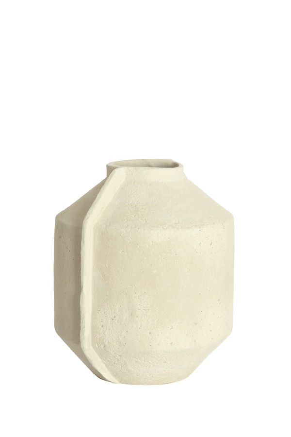 Light & Living Pot deco 34,5x31,5x37,5 cm NORIC mat crème