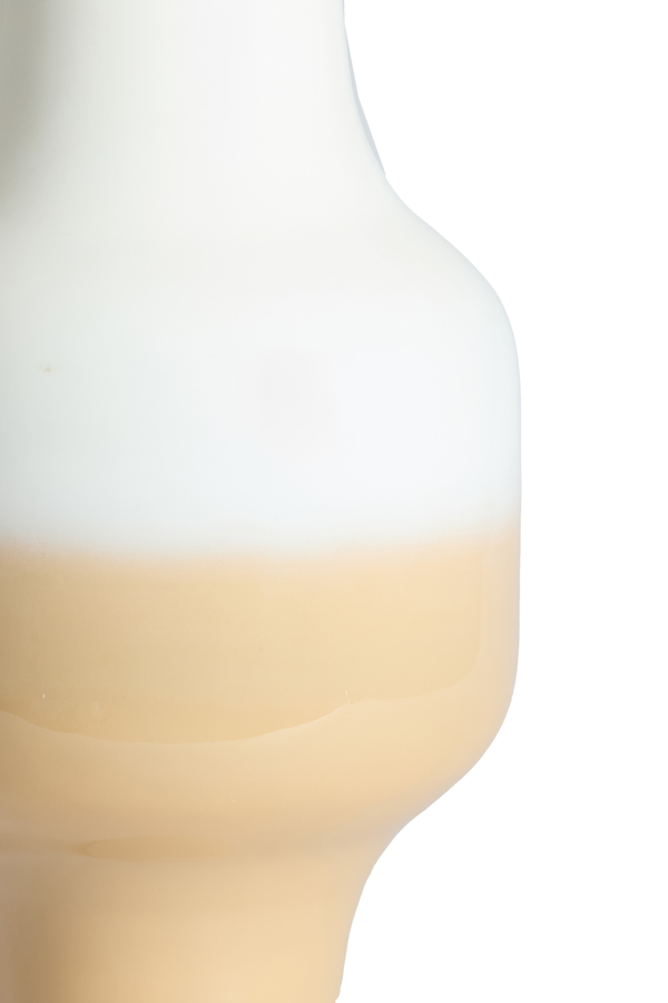 Light & Living Vaas deco Ø27,5x50 cm SINDO crème+beige
