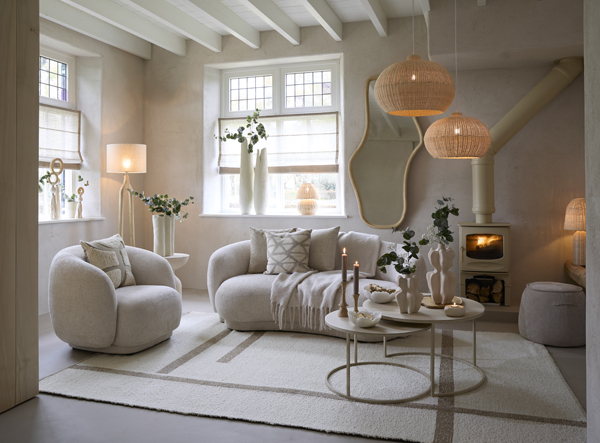 Light & Living Hanglamp Ø45x32 cm MELZOR rotan naturel