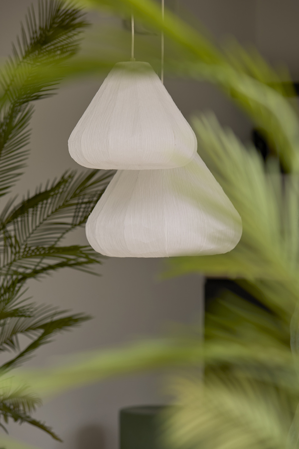 Light & Living Hanglamp Ø35x28 cm SARELLA papier wit