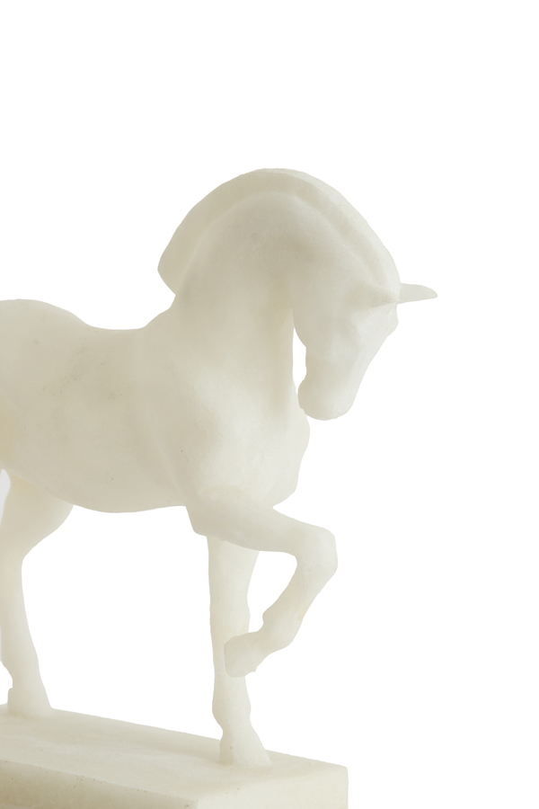 Light & Living Ornament 31x10x29 cm HORSE crème