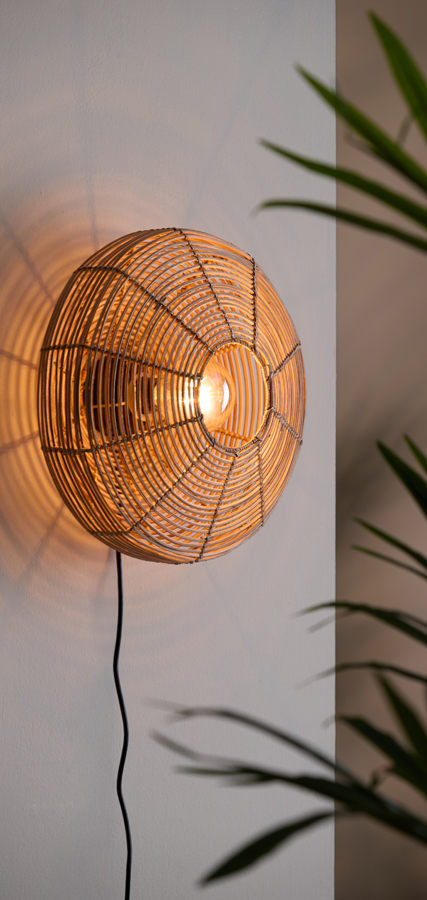 Light & Living Wandlamp Ø51x21 cm MATAKA rotan naturel