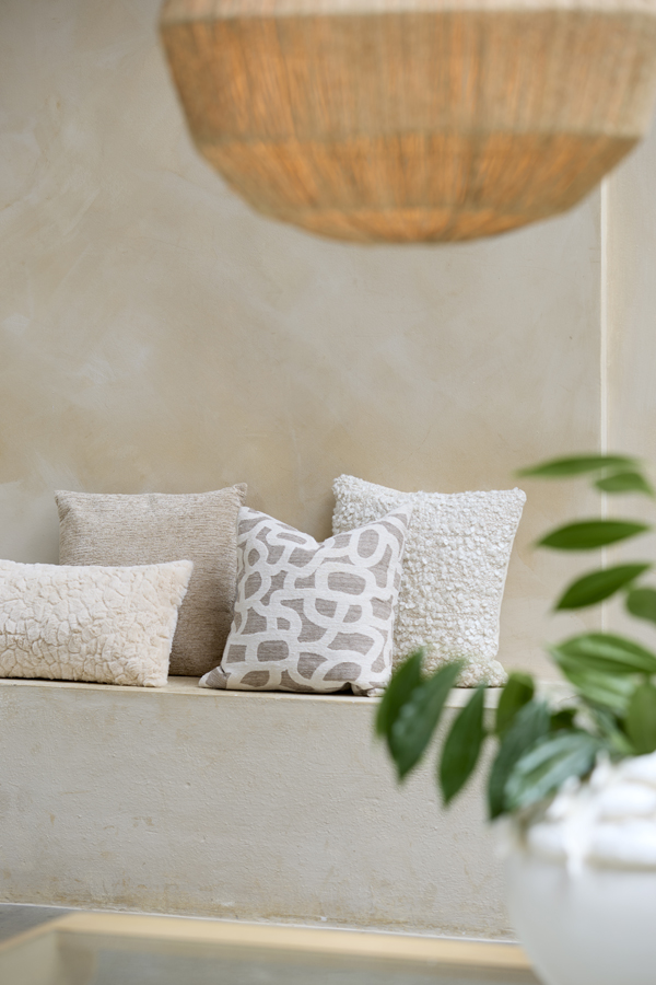 Light & Living Kussen 60x30 cm MORELLA beige