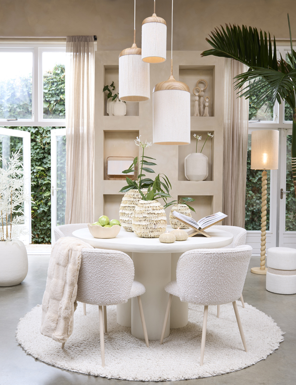 Light & Living Vaas deco Ø51x52 cm ASTREA crème