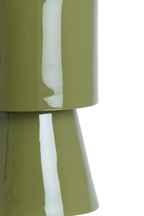 Light & Living Bijzettafel Ø30x49 cm NYSA glans olijf groen