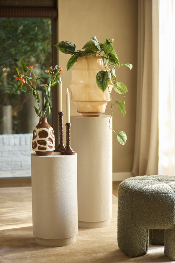 Light & Living Kandelaar Ø10x28 cm NALEIRA donker bruin