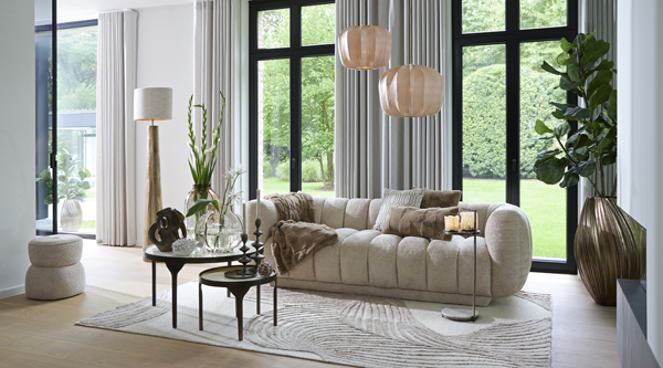 Light & Living Hanglamp Ø50x37,5 cm SAVINA crème