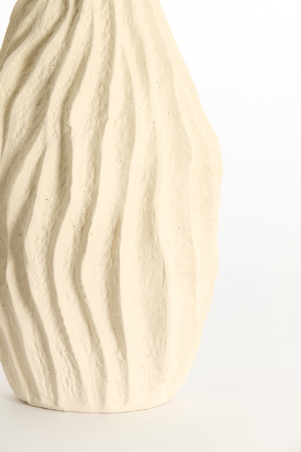 Light & Living Vaas deco 21,5x21x76 cm VANIA keramiek crème