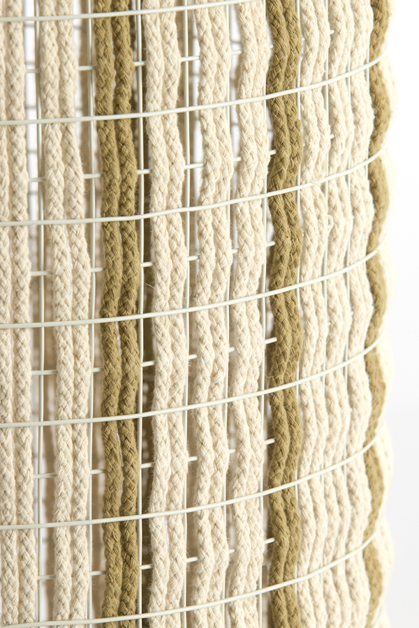 Light & Living Kap cilinder 31-31-41,5 cm SIMBELIN crème+olijf groen