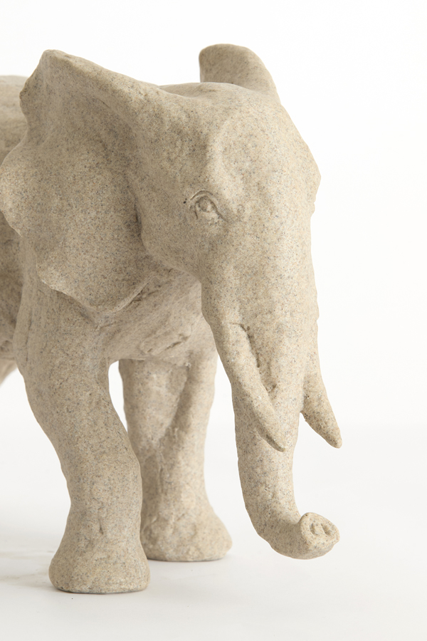 Light & Living Ornament 38,5x15x24 cm ELEPHANT zand