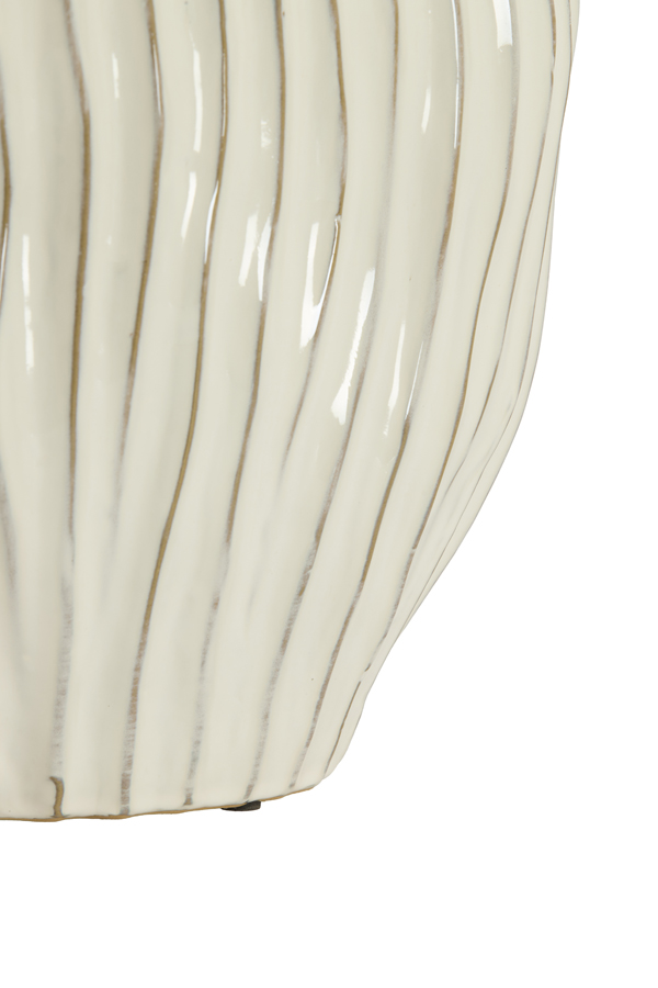 Light & Living Vaas deco 30x19x35 cm VECHHIA keramiek crème