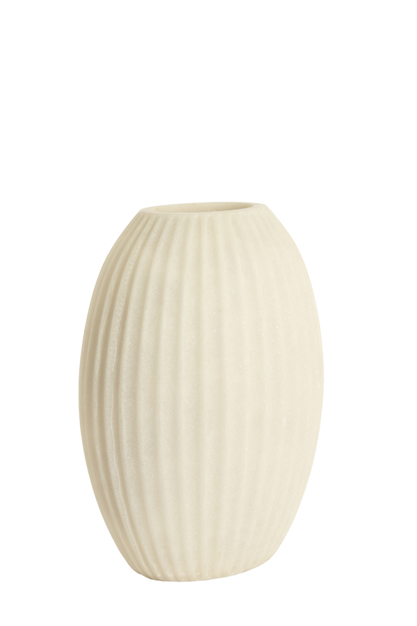 Light & Living Vaas 30x19,5x36 cm MIRALLI crème