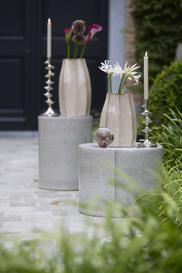 Light & Living Vaas deco 19,5x11,5x27 cm CHIADO glans beige