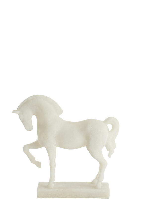 Light & Living Ornament 31x10x29 cm HORSE crème