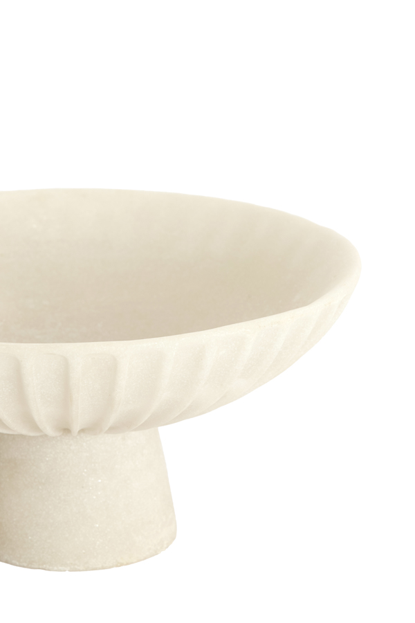 Light & Living Schaal op voet Ø30,5x15,5 cm SHILA crème