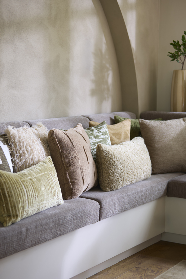 Light & Living Kussen 60x30 cm ALMAGRO olijf groen
