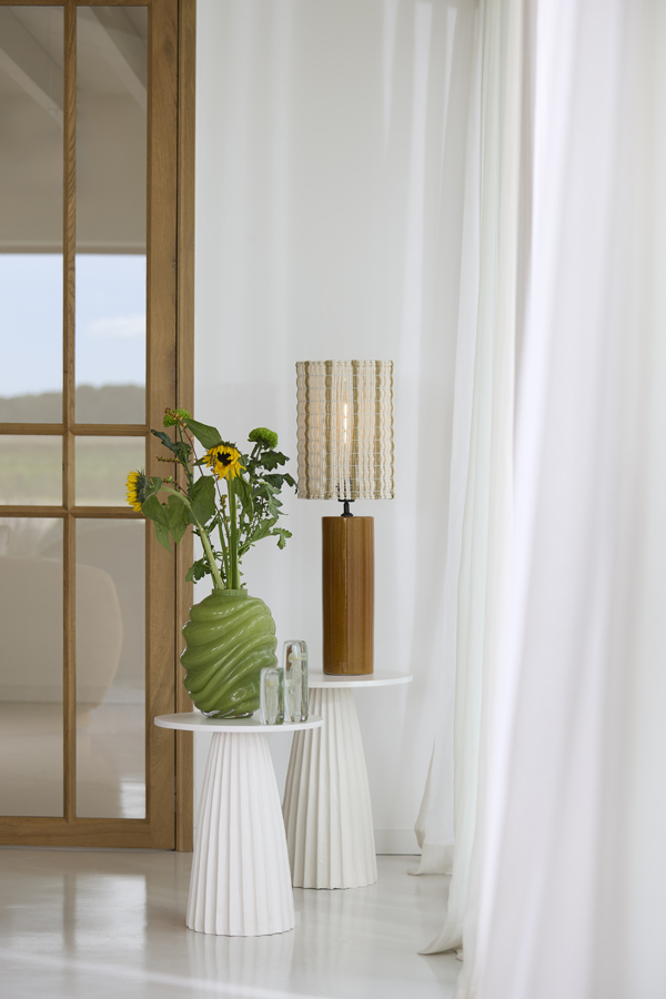 Light & Living Lampvoet Ø14x52 cm FRANIA keramiek cognac
